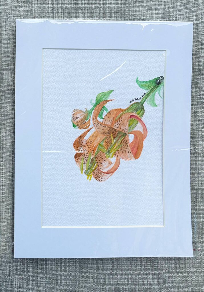 Tiger Lily Painting1