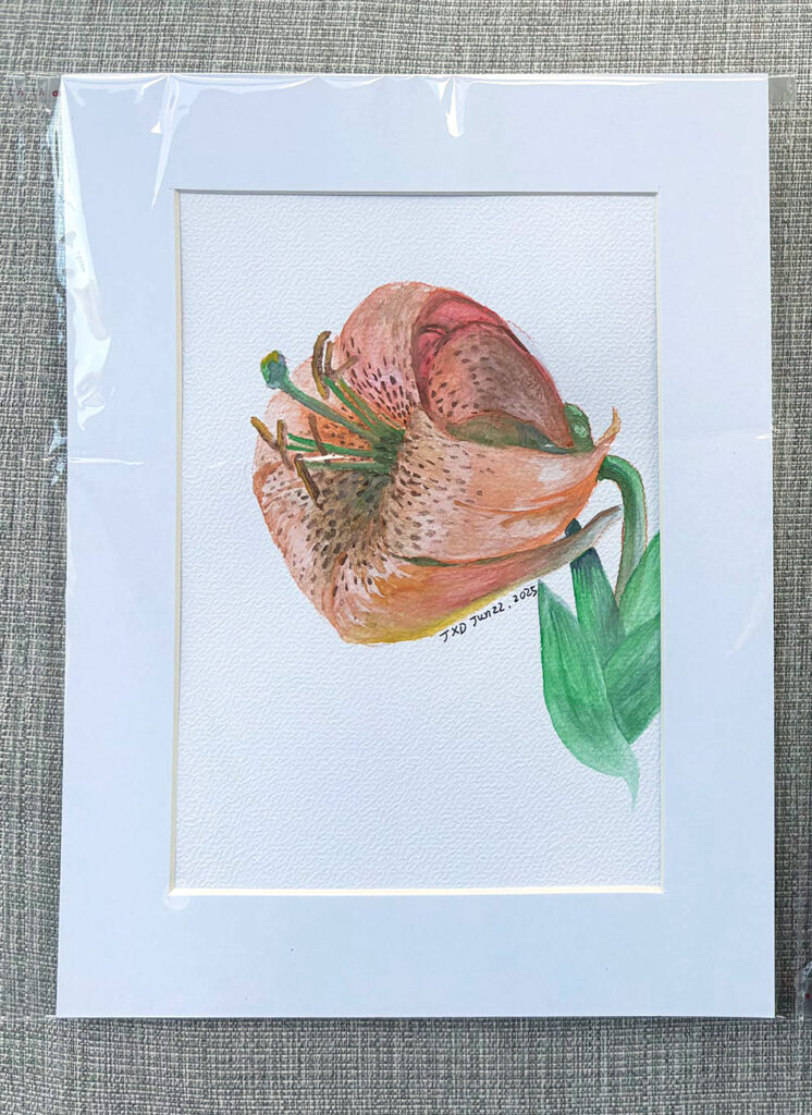 Tiger Lily Painting
