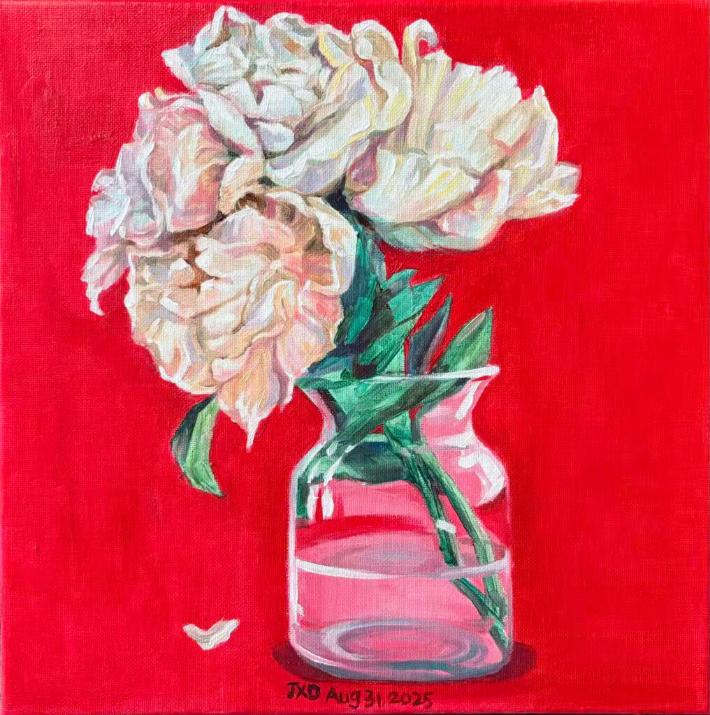 Peony Oil Painting